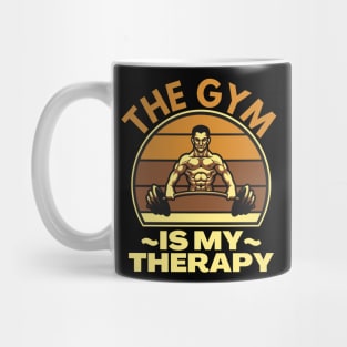 The Gym Is My Therapy Mug